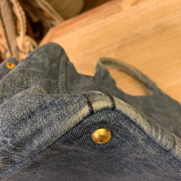 Prada  Canapa Blue Denim Tote - Picture 11 of 16